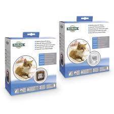 Paw & Joy Biggest Pet Supplies brand in Egypt | 72562 NOBBY Staywell cat door 320 wooden colored