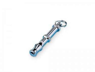 72653 NOBBY Dressage whistle metal 5,5 cm - - PetsOffice