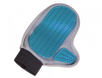 72687 NOBBY Grooming Glove with rubber and microfiber - - PetsOffice