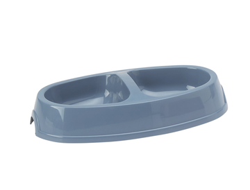 72761 NOBBY Double bowl "Picnic" 2x150 ml / 261 / 2 x 150 ml - - PetsOffice