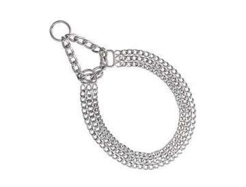 73043 NOBBY Chains choker, three rows, chrome l: 65 cm; Ø 2,0 mm - - PetsOffice