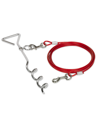 73061 NOBBY Spiral stake with cable 4.5 m / 635 - - PetsOffice