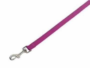 73159-64 NOBBY Leash "Classic" rasberry l: 120 cm; w: 15 mm - - PetsOffice