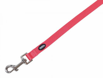 73160-63 NOBBY Leash "Classic" coral l: 120cm; w: 10mm