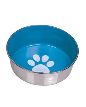 73477 NOBBY Stainless steel bowl "HEAVY PAW" anti slip - - PetsOffice