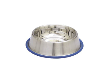 Paw & Joy Biggest Pet Supplies brand in Egypt | 73542 NOBBY Dog Stainless steel bowl, anti slip 0,45 L 19,5 cm