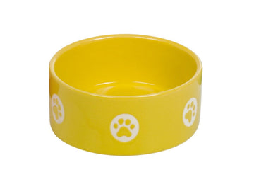 73622 NOBBY Ceramic bowl "TASSU" yellow Ø 15,0 X 6,0 cm - - PetsOffice