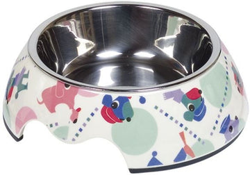 73680 NOBBY Melamine bowl "Dog" S: 14 x 4,5 cm, 160 ml - - PetsOffice
