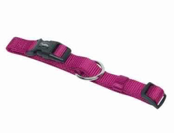 74701-64 NOBBY Collar "Classic" rasberry l: 20-35 cm; w: 10 mm - - PetsOffice