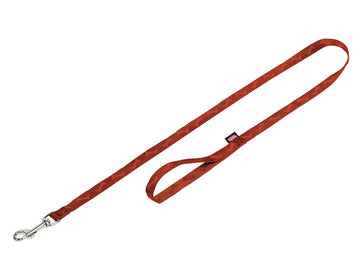 74752-80 NOBBY Leash "Soft Bone" terracotta l: 120 cm; w: 25 mm - - PetsOffice