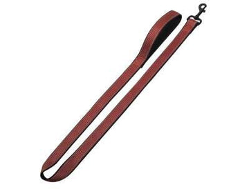 74785-80 NOBBY Leash "Classic Reflect SOFT" terracotta/black l: 120 cm; w: 10/15 mm - - PetsOffice