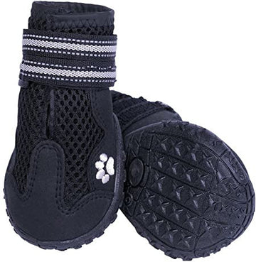 75993-05 NOBBY Dog boot "Runners Mesh" 2pcs black size: L (6) , l: 70 mm; w: 61 mm - - PetsOffice