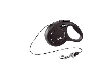 76913 Flexi NEW CLASSIC M Black CORD 8m / CORD 8 m - - PetsOffice