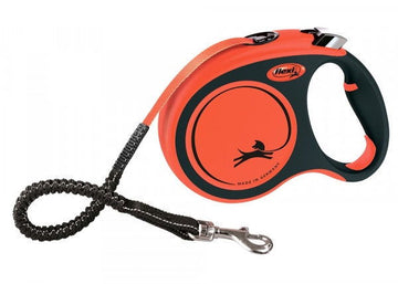 77570 Flexi XTREME L black/orange TAPE 5 m - - PetsOffice
