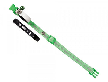 78070-35 NOBBY Address Cat collar "My Boss is" light green - - PetsOffice