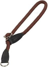 78180-23 NOBBY Choke with stopper "FUN ROYAL" brown l: 40 cm; w: 9 mm - - PetsOffice