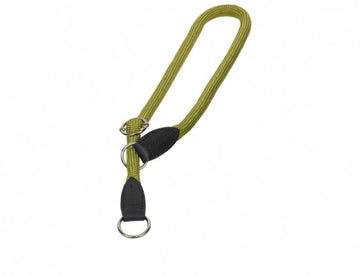 78183-79 NOBBY Choke with stopper "FUN ROYAL" olive green l:70 cm; w: 13 mm - - PetsOffice
