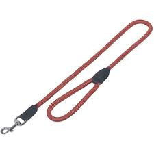 78186-80 NOBBY Leash "FUN ROYAL" terracotta l: 120 cm; w: 13 mm - - PetsOffice
