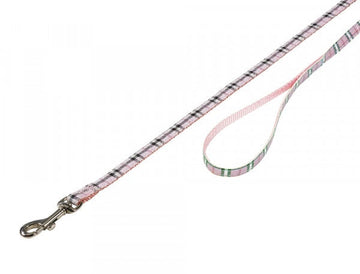 78202-15 NOBBY Leash Tartan pink l: 120cm; w: 10mm