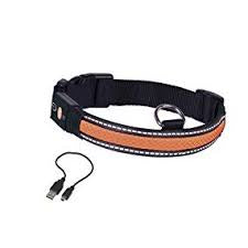 78228-04 NOBBY Collar "FLASH MESH" orange L: l: 45-61 cm; w: 25 mm - - PetsOffice