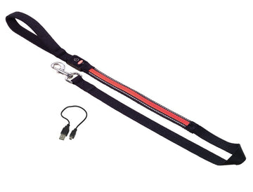 78229-01 NOBBY Leash "FLASH MESH" red l: 120 cm; w: 25mm - - PetsOffice