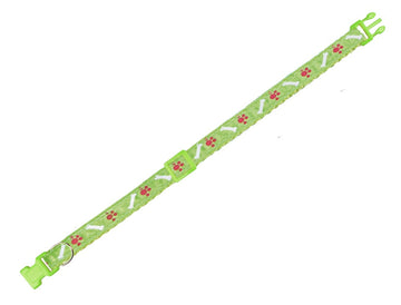 78501-35 NOBBY Collar "Mini" light green l: 20-35 cm; w: 10 mm - - PetsOffice