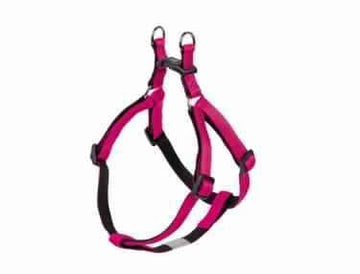 78506-77 NOBBY Harness "Soft Grip" fuchsia / black chest: 30-40 cm; w: 10 mm - - PetsOffice