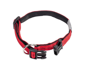 78510-01 NOBBY Collar "Soft Grip" red l: 25/35 cm; w: 15 mm / 37 / l: 25/35 cm; w: 15 mm - - PetsOffice