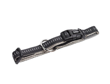 78510-05 NOBBY Collar "Soft Grip" black l: 25/35 cm; w: 15 mm - - PetsOffice