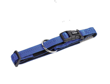 78510-06 NOBBY Collar "Soft Grip" blue l: 25/35 cm; w: 15 mm - - PetsOffice