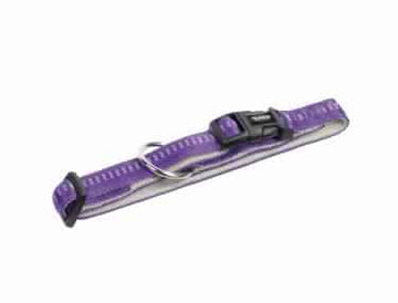 78510-38 NOBBY Collar "Soft Grip" purple l: 25-35 cm; w: 15 mm - - PetsOffice