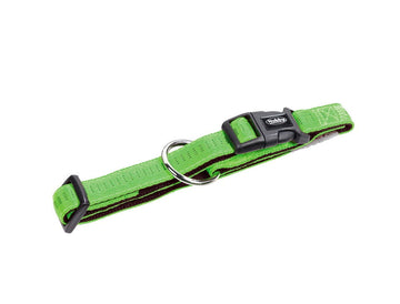 78513-84 NOBBY Collar "Soft Grip" light green / brown l: 50/65 cm; w: 25 mm - - PetsOffice