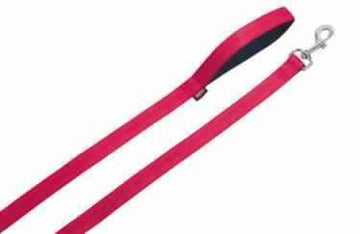 78514-01 NOBBY Leash "Soft Grip" red l: 120 cm; w: 15 mm - - PetsOffice