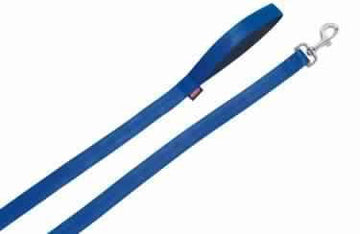 78514-06 NOBBY Leash "Soft Grip" blue l: 120 cm; w: 15 mm - - PetsOffice