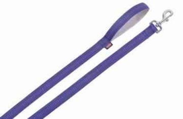 78514-38 NOBBY Leash "Soft Grip" purple l: 120 cm; w: 15 mm - - PetsOffice