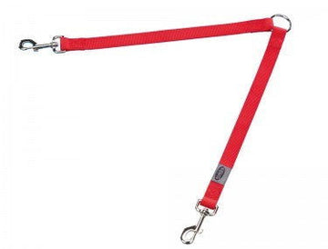 78570-01 NOBBY Splitter Belt "Classic" red l: 2 x 30 cm; w: 10 mm - - PetsOffice
