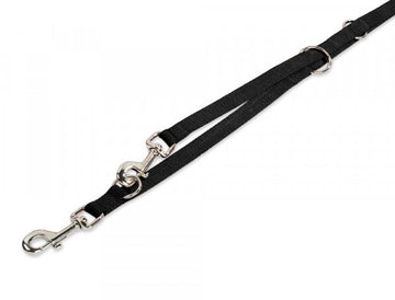 79102-05 NOBBY Training leash "Classic" black l: 200 cm; w: 10 mm - - PetsOffice