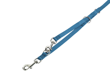 79102-32 NOBBY Training leash "Classic" light blue l: 200 cm; w: 10 mm - - PetsOffice