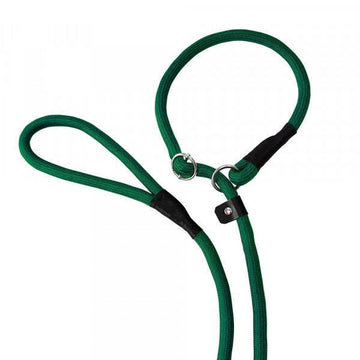 79259-02 NOBBY Retriever-leash "Fun Uni" green l: 170 cm; w: 13 mm - - PetsOffice