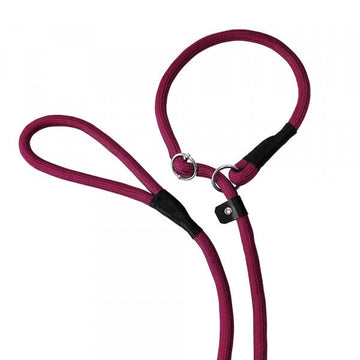 79259-12 NOBBY Retriever leash "Fun Uni" bordeux l: 170 cm; w: 13 mm - - PetsOffice