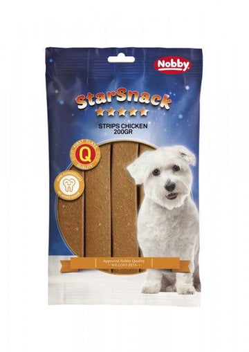 79770 NOBBY StarSnack Strips "Chicken" bag; 20pcs - - PetsOffice