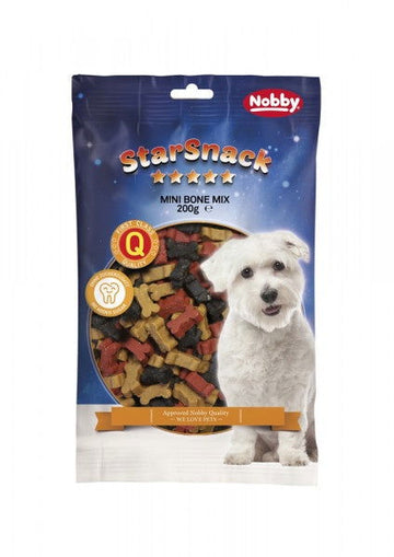 79778 NOBBY StarSnack "Mini Bones Mix" bag; 200 g - - PetsOffice