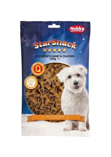 79779 NOBBY StarSnack "Duo Bones Game & Chicken" bag; 200 g - - PetsOffice