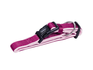 80522-64 NOBBY Collar "Classic Preno" rasberry/pink L: 30-45 cm; W: 20/25 mm - - PetsOffice