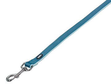 80526-32 NOBBY Leash "Classic Preno" light blue/light blue L: 120 cm; W: 20/25 mm - - PetsOffice