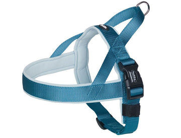 80531-32 NOBBY NORWEGIAN Harness "Classic Preno" light blue/light blue L: 38-50 cm + 36 cm; W: 20/25 mm - - PetsOffice