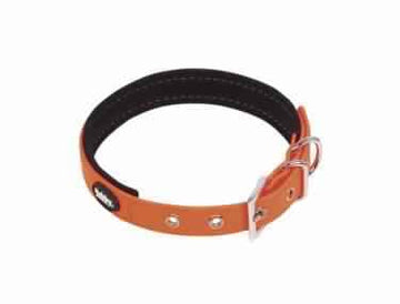 80561-04 NOBBY Collar "Cover" neon orange L: 35-45 cm; W: 20 mm - - PetsOffice