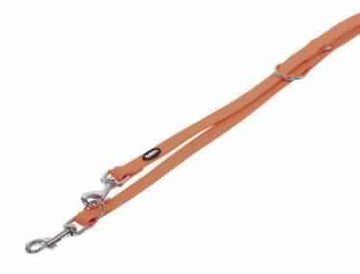 80566-04 NOBBY Traning Leash "Cover" neon orange L: 200 cm; W: 20 mm - - PetsOffice
