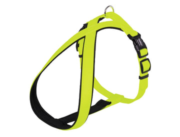 80567-24 NOBBY Comfort Harness "Cover" neon yellow waist: 30-40 cm; w: 20/30 mm - - PetsOffice