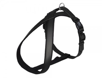 80569-05 NOBBY Comfort Harness "Cover" black waist: 40-60 cm; w: 25/35 mm - - PetsOffice